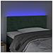 Testiera A Led Verde Scuro 90x5x78/88 Cm In Similpelle - Foto miniatura 3