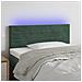 Testiera A Led Verde Scuro 90x5x78/88 Cm In Similpelle - Foto miniatura 1
