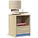 Comodini Con Luci Led 2pz Rovere Sonoma In Legno Multistrato - Foto miniatura 1