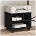 Supporto Per Stampante Con Ruote Nero 41x32x34,5 Cm - Foto miniatura 1