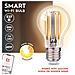 3xSmart Home Lampadina LED E27 Luce Bianca Calda Controllo App Alexa e Google 7W - Foto miniatura 2
