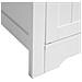Mobiletto Armadietto Bagno 2 Ante Mobile Armadio in Legno MDF Bianco 60x30x80cm - Foto miniatura 3