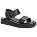 Black Casual Open Sandals Sandali Sintetico E Tessile Scarpe Donna Nero Eu 37, 827171-06-01 - Foto miniatura 1