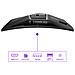Agon PRO AG346UCD Monitor gaming curvo OLED WQHD da 34 pollici, 175 Hz, 0.03 ms, FreeSync Premium Pro, comp. G-Sync, HDR400 3440x1440, 2X HDMI, DisplayPort, Hub USB nero - Foto miniatura 6