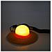 Diffusore Di Luce Led Modello Cappello Di Paglia, Giallo - Foto miniatura 3