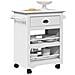Carrello Da Cucina Bodo Bianco 67,5x45x80 Cm - Foto miniatura 1