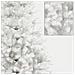 Albero Normale 90cm Bianco - Foto miniatura 2