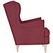 Poltrona Rosso Vino 74x84x100 cm in Tessuto - Foto miniatura 5