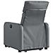 Poltrona Alzapersona Reclinabile Grigio in Similpelle - Foto miniatura 4