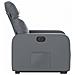 Poltrona Alzapersona Reclinabile Grigio in Similpelle - Foto miniatura 9