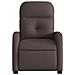 Poltrona Reclinabile Marrone Scuro in Tessuto - Foto miniatura 6