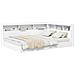 Letto con Libreria Bianco 150x200 cm Legno Ingegnerizzato - Foto miniatura 1