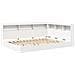 Letto con Libreria Bianco 150x200 cm Legno Ingegnerizzato - Foto miniatura 3