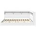 Letto con Libreria Bianco 150x200 cm Legno Ingegnerizzato - Foto miniatura 5