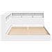 Letto con Libreria Bianco 150x200 cm Legno Ingegnerizzato - Foto miniatura 6