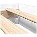 Letto con Libreria Bianco 150x200 cm Legno Ingegnerizzato - Foto miniatura 9
