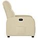Poltrona Elettrica Reclinabile Crema in Tessuto - Foto miniatura 6