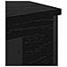 Armadio da Notte Rovere nero 41 x 31 x 76 cm Legno multistrato - Foto miniatura 9
