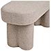 Panca Weston - Beige - Tessuto - 95x36x45 Cm - Foto miniatura 6