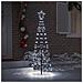 Albero di Natale LED con picchetti per il terreno Bianco freddo - Foto miniatura 3