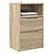 Comodino Rovere Sonoma 40 x 30 x 467 cm Legno multistrato - Foto miniatura 3
