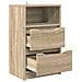 Comodino Rovere Sonoma 40 x 30 x 467 cm Legno multistrato - Foto miniatura 5