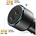 Caricatore Per Auto 2x Usb-c Power Delivery 20w E 30w Con Cavo Usb-c, Nero - Foto miniatura 2