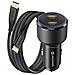 Caricatore Per Auto 2x Usb-c Power Delivery 20w E 30w Con Cavo Usb-c, Nero - Foto miniatura 1