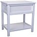 Comodino In Legno Bianco 40x29x42 - Foto miniatura 4
