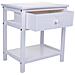 Comodino In Legno Bianco 40x29x42 - Foto miniatura 5