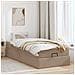 Struttura Letto Pouf con Materasso 80x200 cm Similpelle - Foto miniatura 3