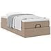 Struttura Letto Pouf con Materasso 80x200 cm Similpelle - Foto miniatura 5