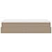 Struttura Letto Pouf con Materasso 80x200 cm Similpelle - Foto miniatura 9