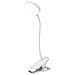 Lampada Da Scrivania Ricaricabile Con Clip Bianca — Touch Dimmer 5 Livelli, 5 Temperature Colore + Luce Rossa, 36 Led, Batteria 2000mah - Foto miniatura 1