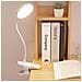 Lampada Da Scrivania Ricaricabile Con Clip Bianca — Touch Dimmer 5 Livelli, 5 Temperature Colore + Luce Rossa, 36 Led, Batteria 2000mah - Foto miniatura 3