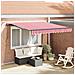 Tessuto per Tenda con Rosso e Bianco 350 x 250 cm Poliestere - Foto miniatura 2