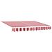 Tessuto per Tenda con Rosso e Bianco 350 x 250 cm Poliestere - Foto miniatura 5
