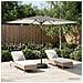 Parasol da Giardino con Luci LED 200 x 300 cm Poliestere - Foto miniatura 5