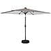 Parasol da Giardino con Luci LED 200 x 300 cm Poliestere - Foto miniatura 1