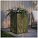 Vaso da giardino Verde Oliva 50 x 50 x 75 cm - Foto miniatura 3