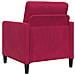 Set di Divani con Storage 2 pz Rosso Vino Poliestere - Foto miniatura 6