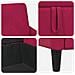 Set di Divani con Storage 2 pz Rosso Vino Poliestere - Foto miniatura 9