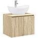 Set di mobili per il bagno Rovere Sonoma Legno ingegnerizzato - Foto miniatura 1