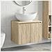 Set di mobili per il bagno Rovere Sonoma Legno ingegnerizzato - Foto miniatura 9