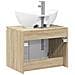 Set di mobili per il bagno Rovere Sonoma Legno ingegnerizzato - Foto miniatura 10