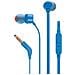 Auricolari T110 In-Ear con Microfono Colore Blu - Foto miniatura 1