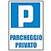 Cartello 20x30cm parcheggio privato - Foto miniatura 1