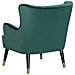 Sedia Wingback In Velluto Verde Smeraldo Varberg - Foto miniatura 20