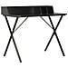 Scrivania Nera 80x50x84 Cm - Foto miniatura 1