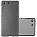 Custodia Compatibile Con Sony Xperia M5 In Grigio Metallico - Coperchio Protettivo In Silicone Tpu Flessibile - Foto miniatura 1